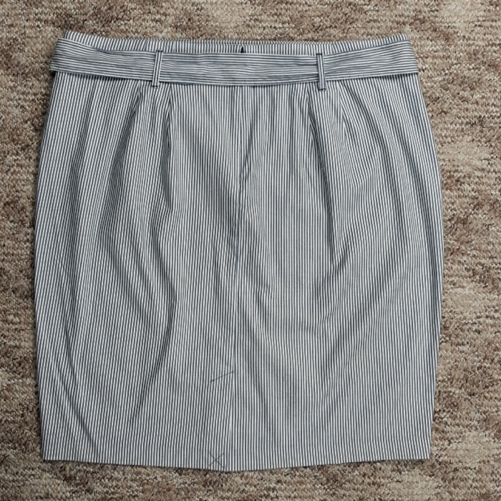 Lane Bryant Womens Size 24 Skirt Stripe High Waist - Picture 3 of 4